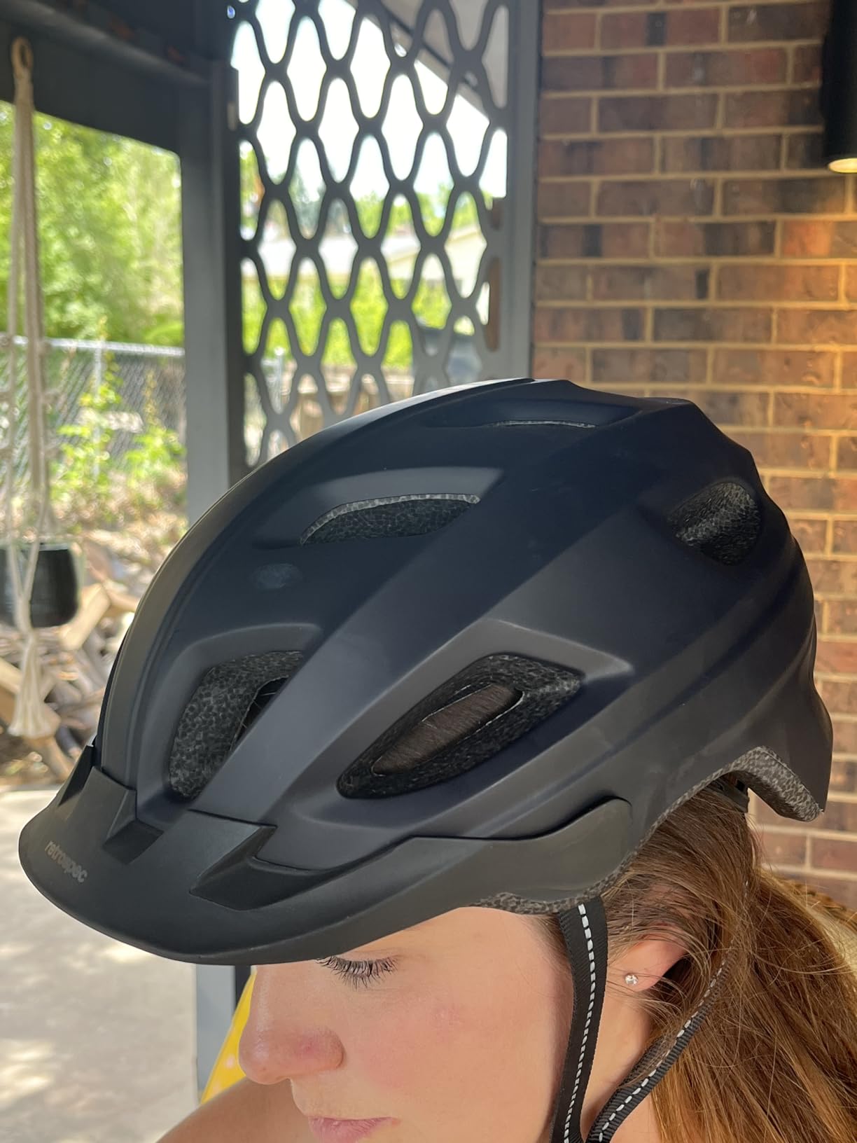 Retrospec Lennon Adult Bike Helmet with LED Safety Light Adjustable Dial & Removable Visor - Adjustable Bicycle Cycling Helmet for Men & Women customer photo 1
