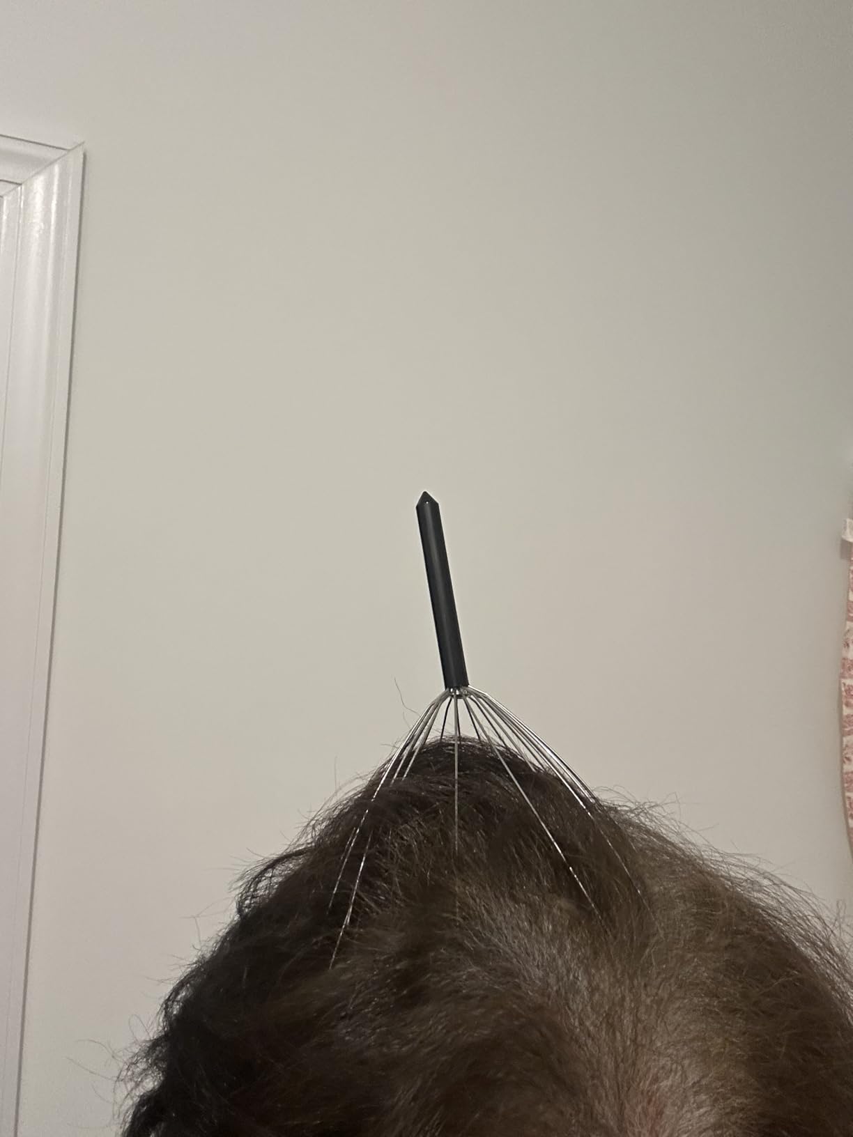 USAGA Head Massager Scalp Massager 20 Fingers Head Scratcher (Black&Black) customer photo 1
