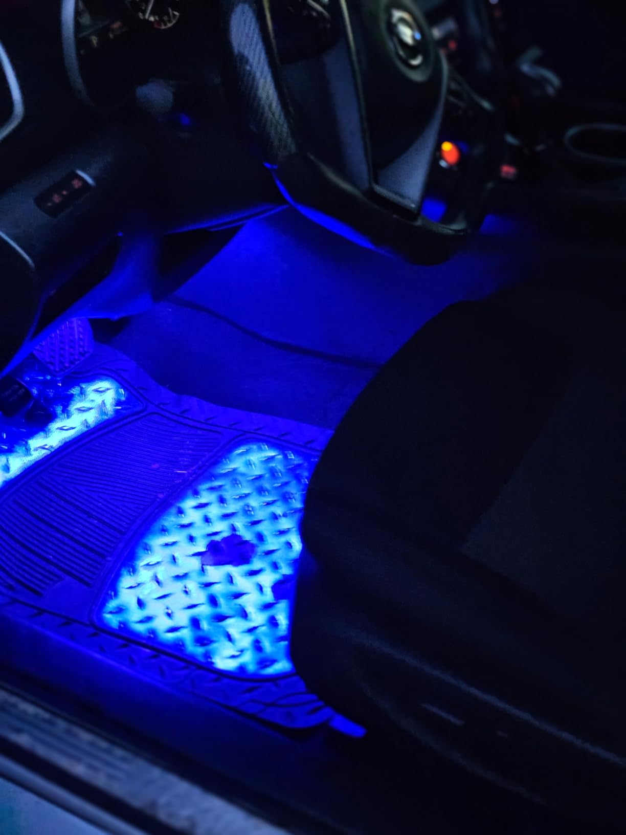 Interior Car Lights Keepsmile Car Accessories APP Control with Remote Music Sync Color Change RGB Under Dash Lighting with Charger 12V LED Lights Running Board Lights customer photo 2