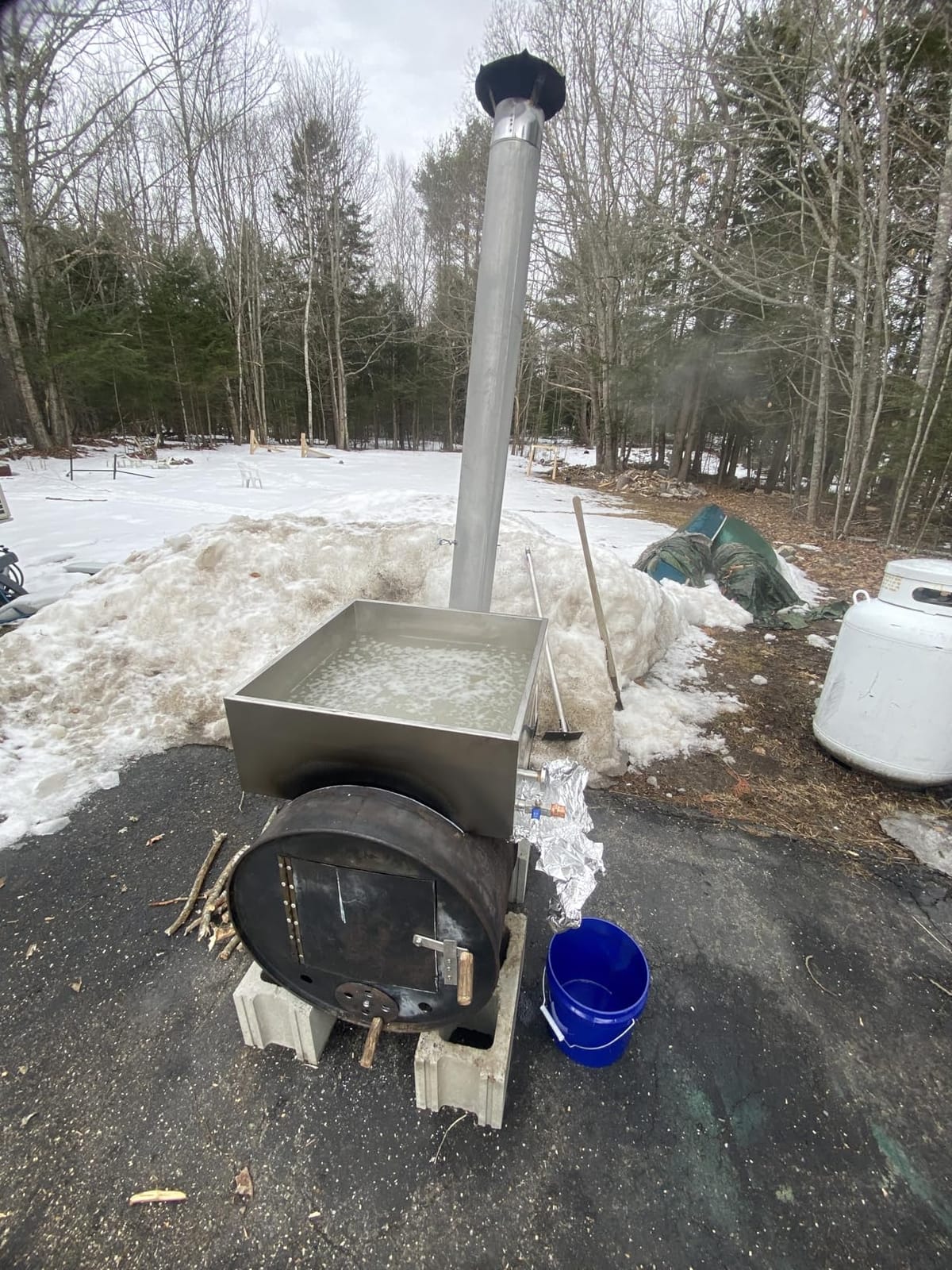 Marada Maple Syrup Evaporator Pan with Dual Interface Steam Table Pan customer photo 2