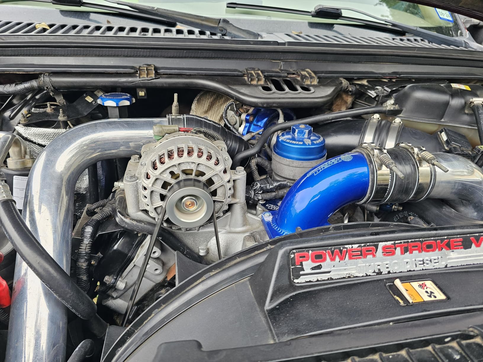 Mishimoto MMTB-F2D-03 Titanium Turbo Blanket, Compatible With Ford 6.0L Powerstroke 2003-2007 customer photo 2