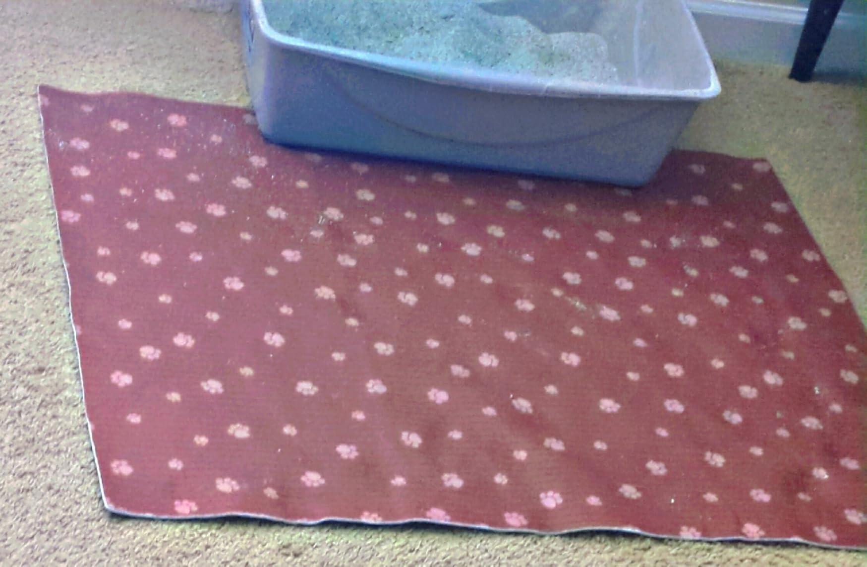 Drymate Cat Litter Box Mat, Litter Trapping Mat, Dark Grey, 28x36 XL customer photo 1