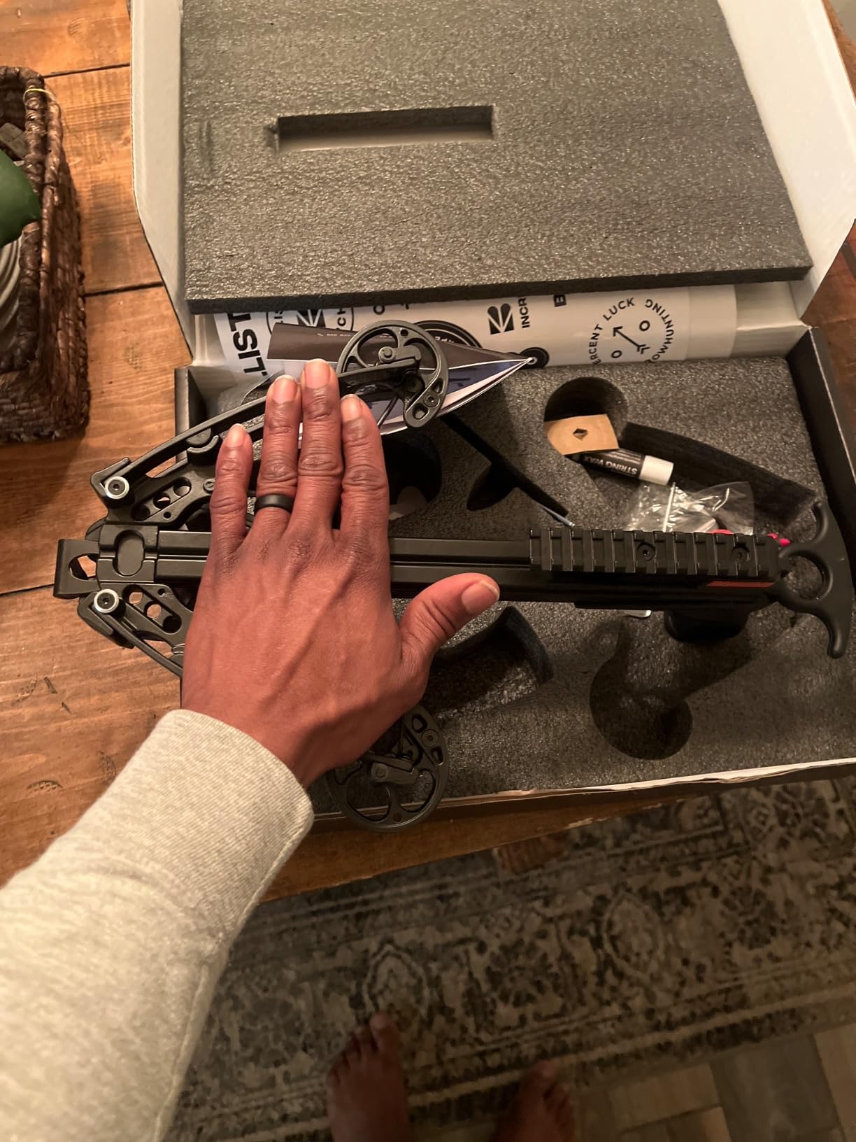 BALLISTA BAT Compound Crossbow for Hunting, Bowfishing and Target, 300 FPS customer photo 2