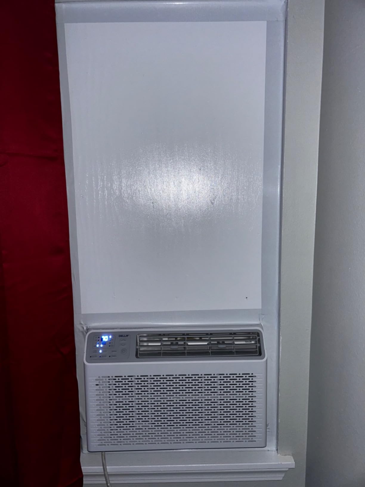 DELLA 10000 BTU Energy Saving Window Air Conditioner, Work with Alexa, Cools Up to 450 Sq. Ft, GEO Location, AC Unit with WIFI Smart Controls, Remote, Dehumidifier, Fan, Reusable Filter, Easy Install customer photo 1