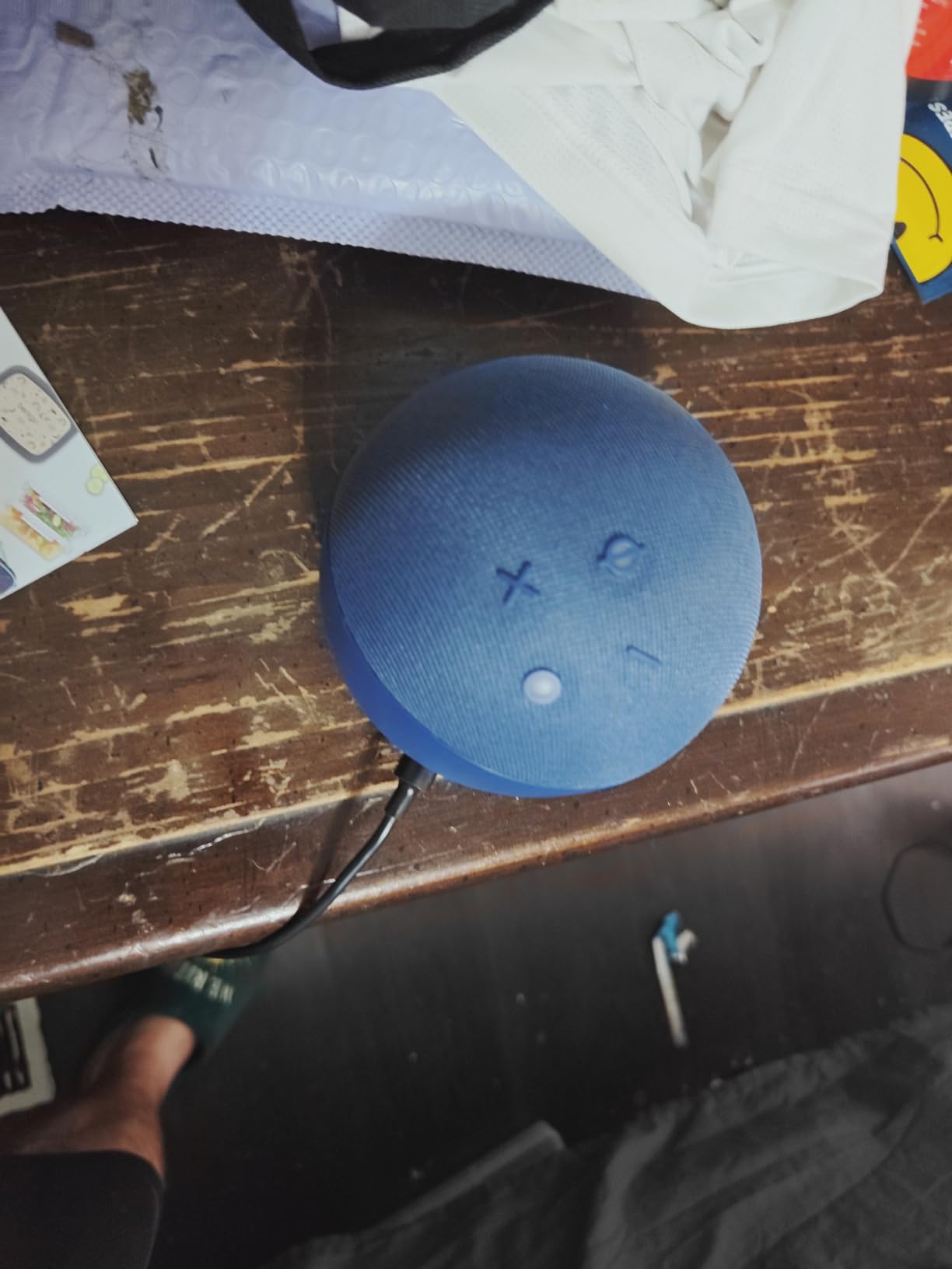 Amazon Echo Dot (newest model) - Vibrant sounding speaker, Designed for Alexa+, Great for bedrooms, dining rooms and offices, Deep Sea Blue customer photo 2