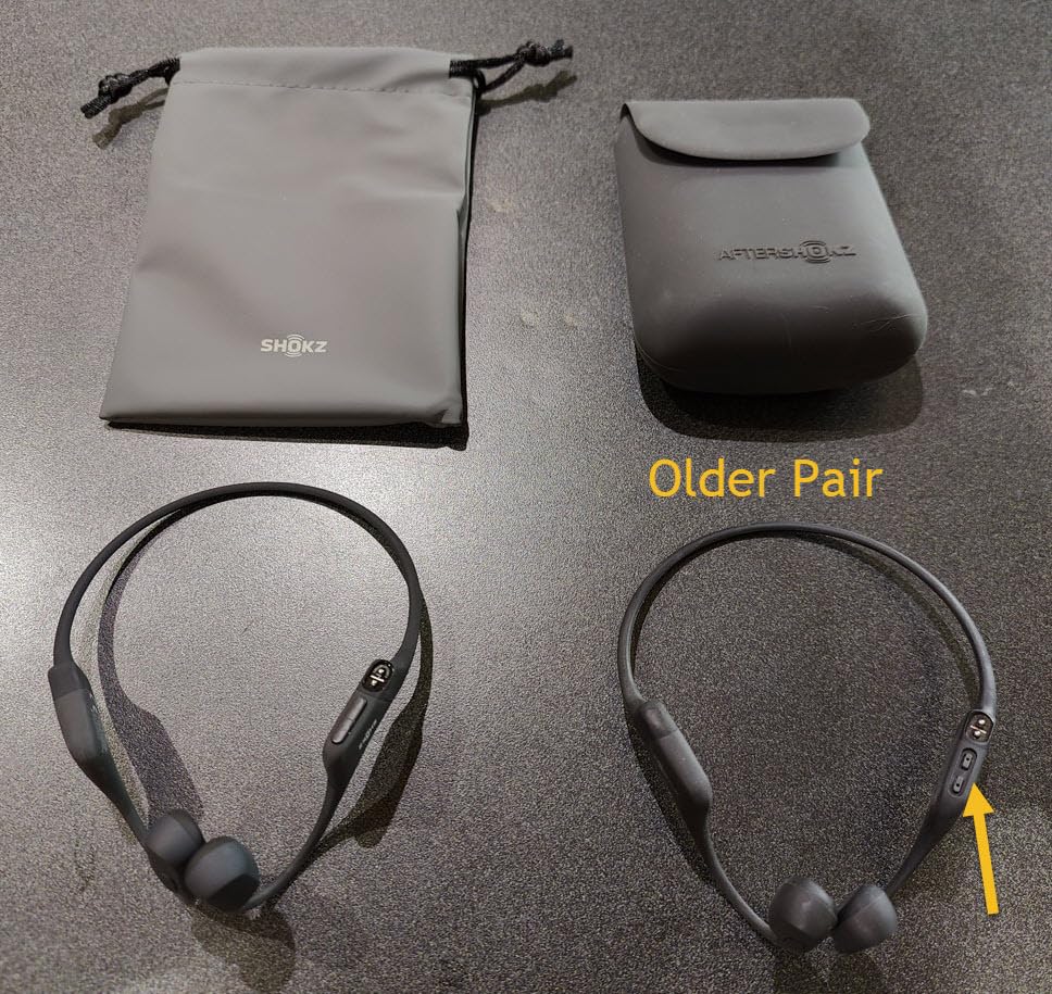 SHOKZ OpenRun Bone Conduction Open-Ear Bluetooth Sport Headphones, Black | Bundle with Sweat Headband; Open ear comfort; Lightweight & Secure fit; IP67 water resistance; 8H battery; Running/Cycling customer photo 2