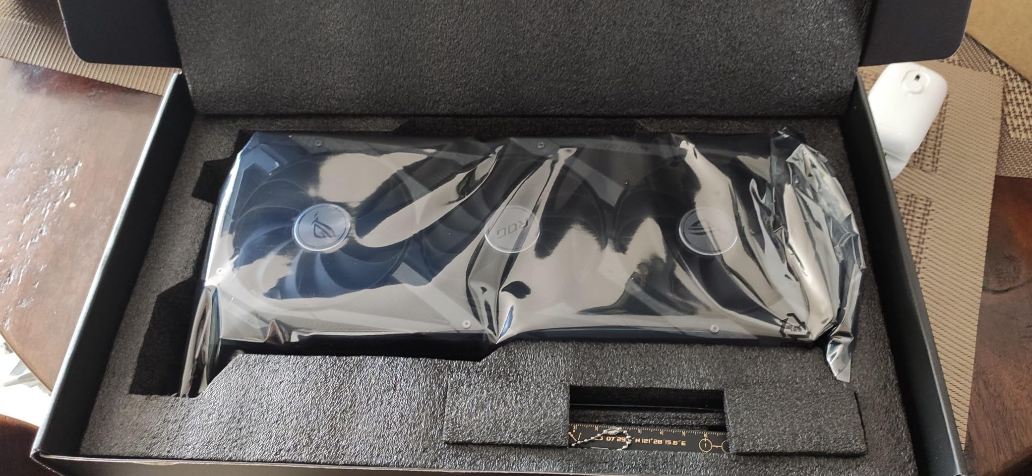 ASUS ROG Strix NVIDIA GeForce RTX 3060 Ti V2 OC Edition Gaming Graphics Card (PCIe 4.0, 8GB GDDR6, LHR, HDMI 2.1, DisplayPort 1.4a, Axial-tech Fan Design, 2.9-slot, Super Alloy Power II, GPU Tweak II) customer photo 2