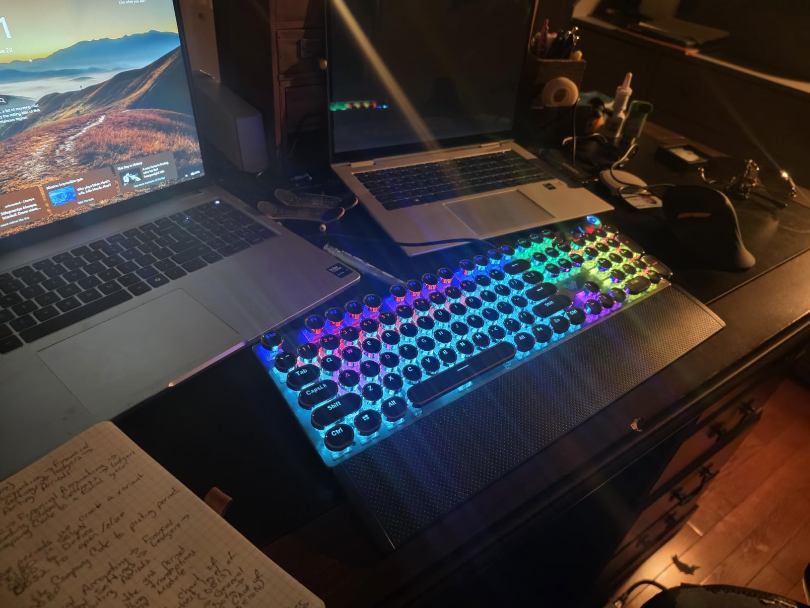 AULA F2088 Typewriter Style Mechanical Gaming Keyboard Wired, 104 Keys customer photo 2