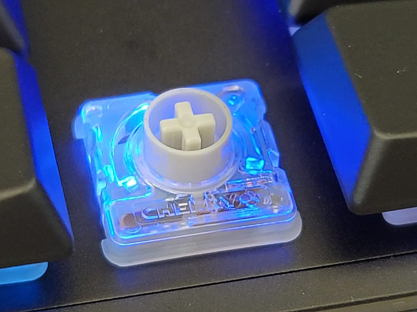 Cherry MX 10.0N RGB Mechanical Keyboard MX Low Profile Speed switches, Aluminum housing, Premium Keyboard for Gaming and Work. G8A-25010LVBUS-2 customer photo 2