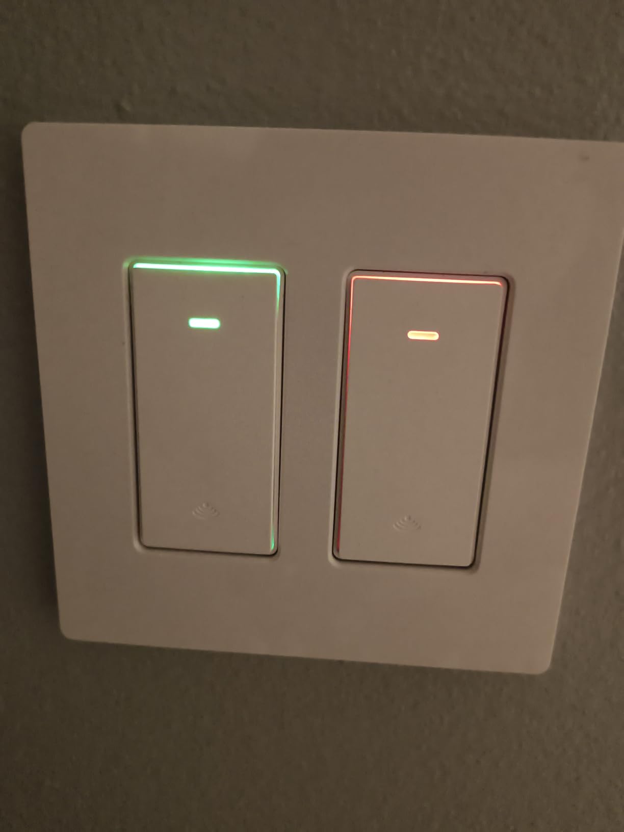 GHome Smart Switch, 3 Way Wi-Fi Light Switch Compatible with Alexa and Google Home, 2.4GHz Schedule Timer, Neutral Wire Required, 3-Way Installation, FCC Listed (4-Pack), White customer photo 1