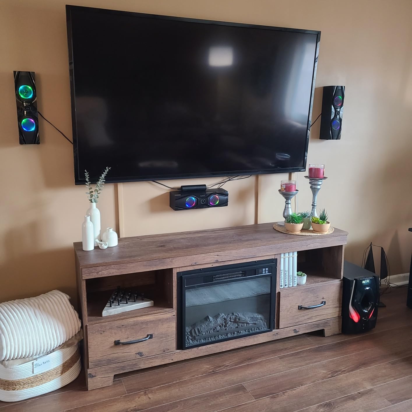 Bobtot Home Theater Systems Surround Sound Speakers,1200 Watts Peak customer photo 2
