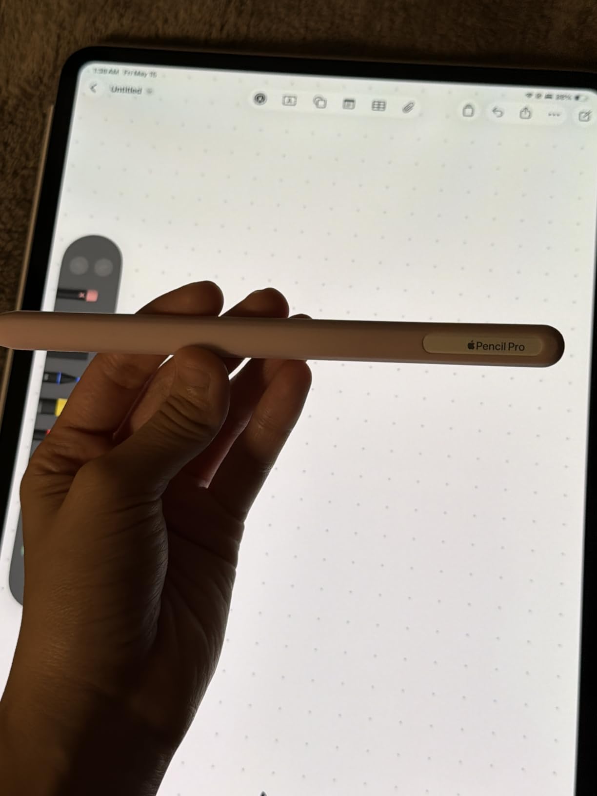 NimbleSleeve Silicone Protective Sleeve (Apple Pencil 2/Pro, Beige) customer photo 1