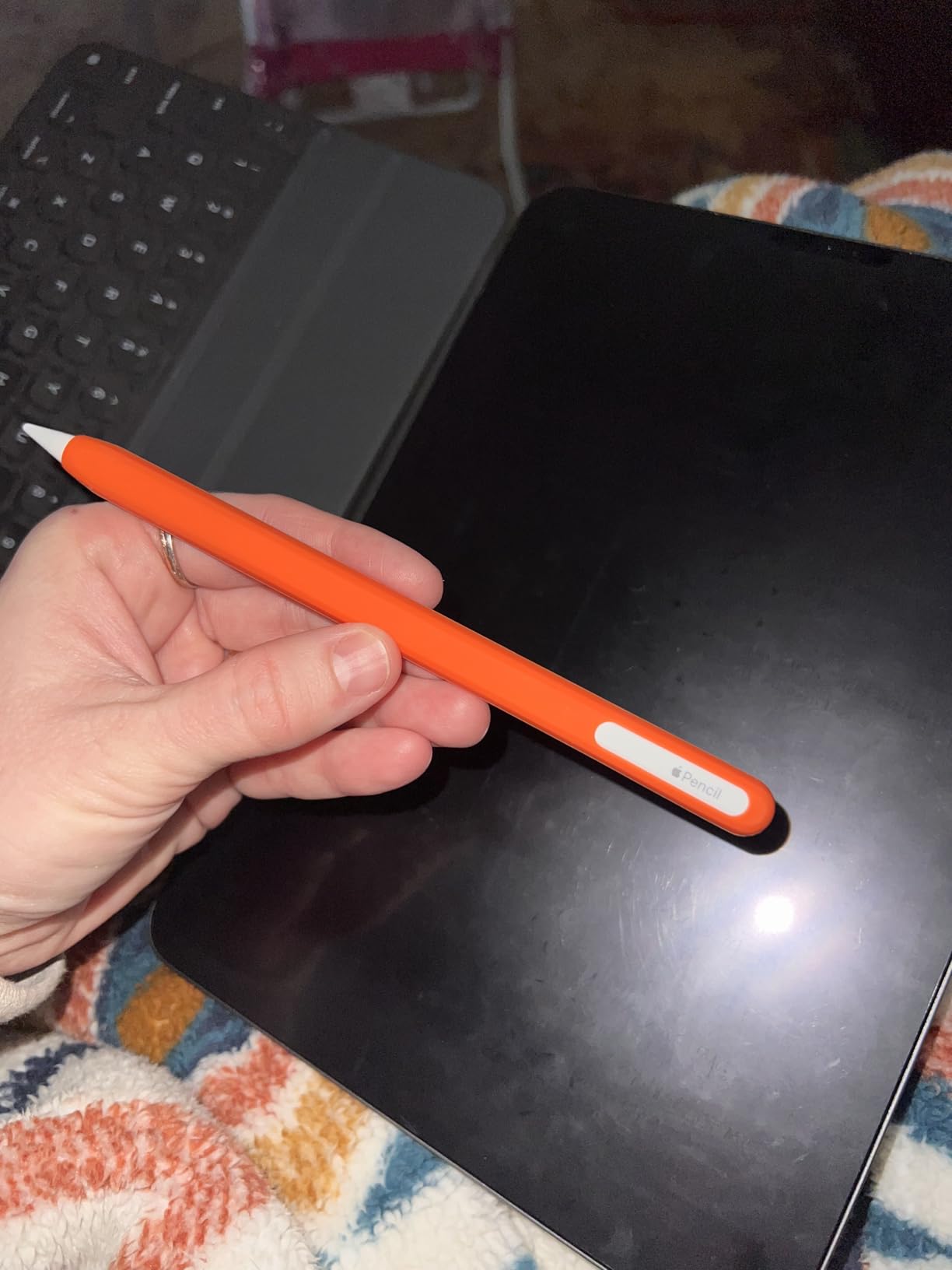 NimbleSleeve Silicone Protective Sleeve (Apple Pencil 2/Pro, Beige) customer photo 2