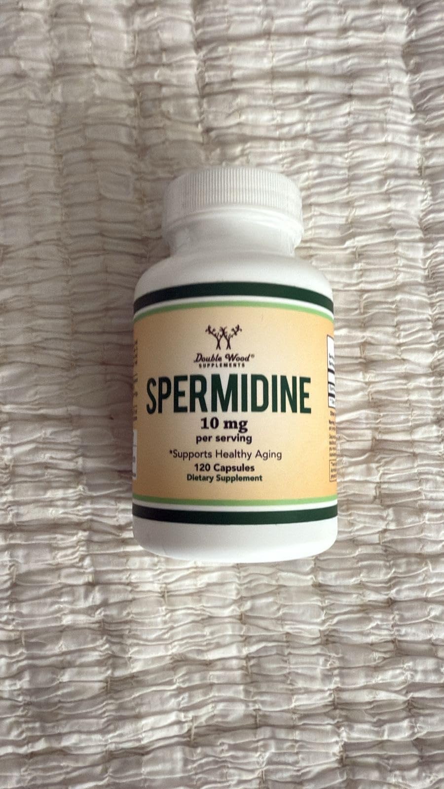 Spermidine 10mg, Cellular Renewal, Healthy Aging + Hair, 120 Capsules | Healthy Aging + Hair Supplement, ~5.7mg Actual Spermidine Disclosed, Supports Autophagy (Cell Cleanup), No Caffeine customer photo 2