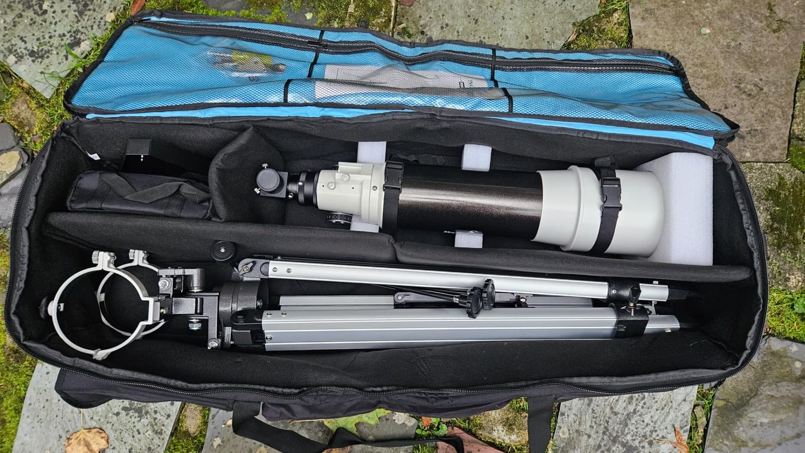 samdew Large Telescope Travel Case Bonus Accessory Bag & Dividers, Soft Bag customer photo 2