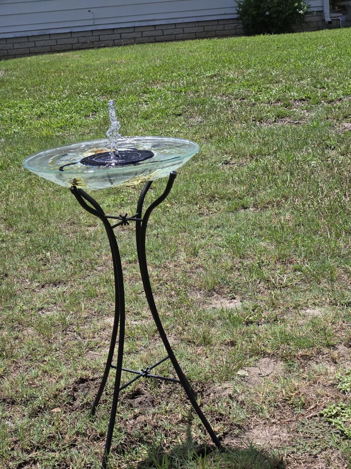 AISITIN 3.5W Solar Fountain Pump for Bird Bath Separated Design & 8 Nozzles | 3 Anti-Drift Brackets, Attracting Birds, Upgrade Filter, Floating DIY Solar Bird Bath Fountain for Garden Fish Tank Pond Yard customer photo 1