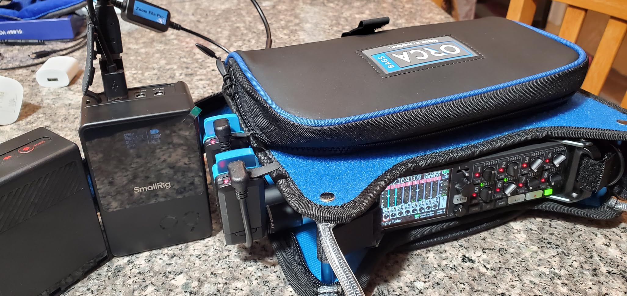 Zoom F8n Pro Field Recorder for Filmmakers with 8 Inputs & 10 Tracks | Clip-Free Audio with 32-Bit Float, Dual SD Cards, Ambisonics Mode, Wireless Bluetooth Control customer photo 2