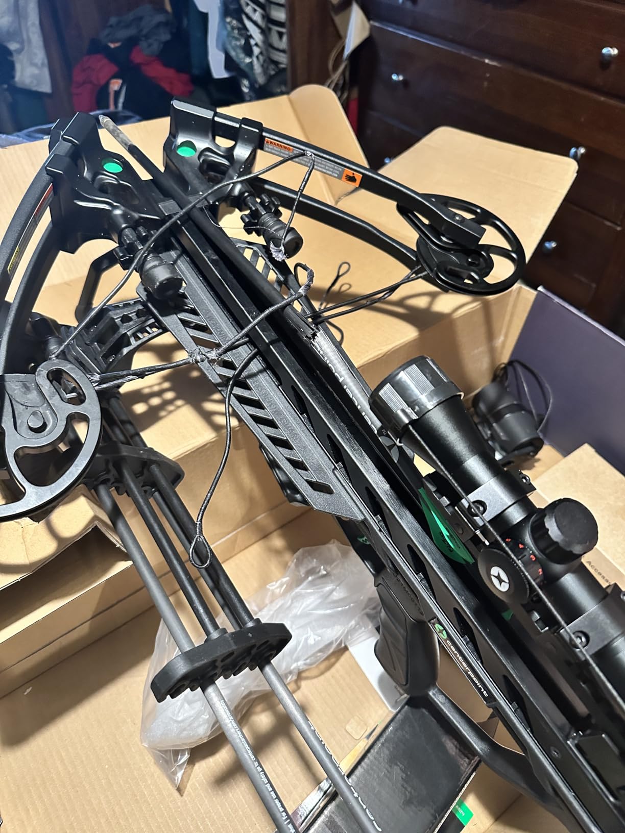 CenterPoint Wrath 430 FPS 200 LBS Compound Crossbow - 9 Inch Cocked Bullpup with Silent Crank customer photo 2