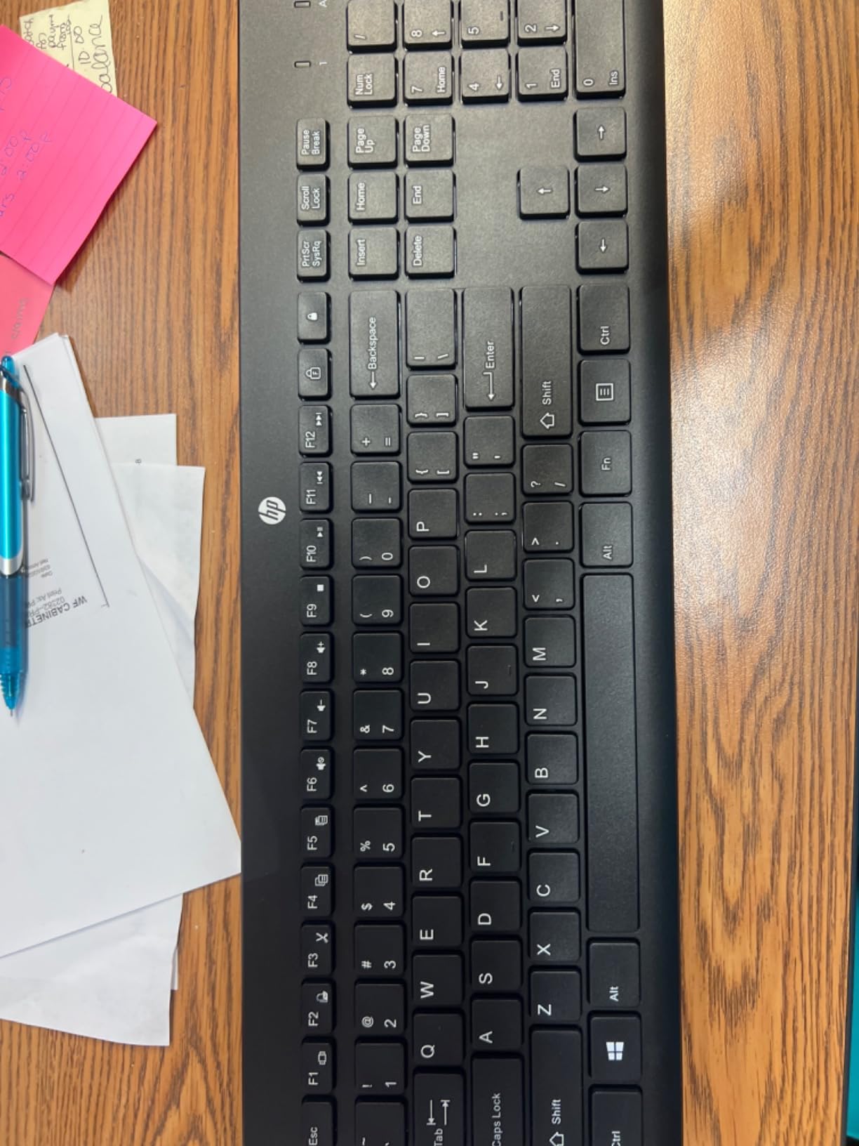 HP 230 Wireless Keyboard - Wireless Connection - Low-Profile, Quiet Design - Windows & Mac OS - Laptop, PC Compatible - Shortcut Keys & Number Pad - Long Battery Life (3L1E7AA#ABA), Black customer photo 2