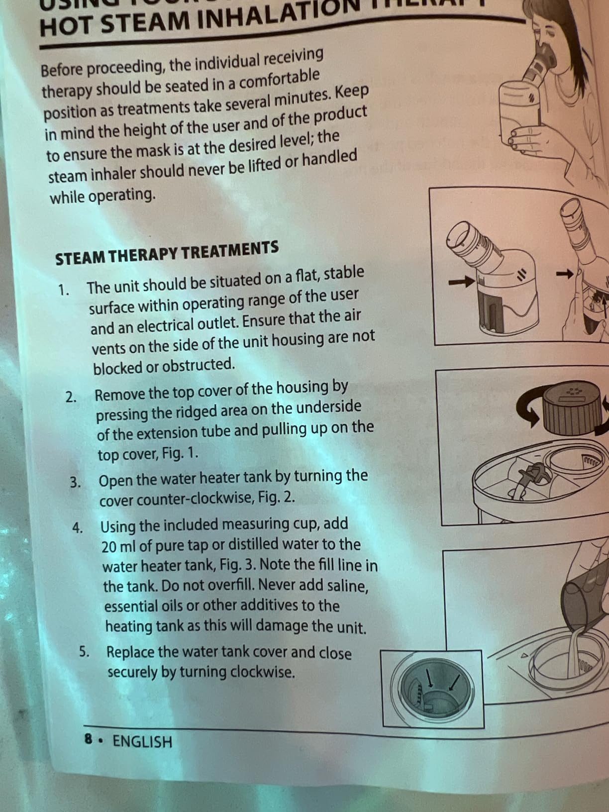HealthWise Steam Inhaler Respiratory Vapor Therapy customer photo 1