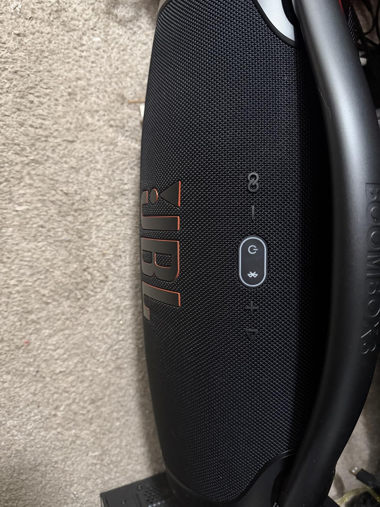 JBL Boombox 3 - Portable Bluetooth Speaker, Powerful Sound and Monstrous bass, IPX7 Waterproof, 24 Hours of Playtime, powerbank, PartyBoost for Speaker Pairing, eco-Friendly Packaging (Squad) customer photo 1