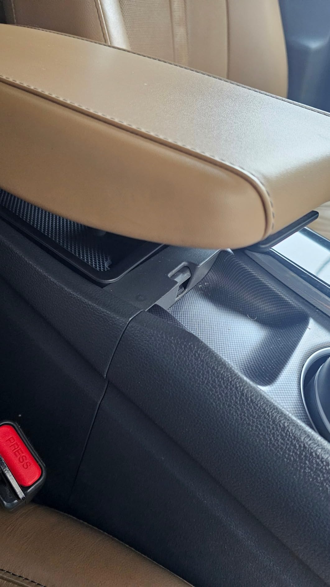 Center Console Organizer for Hyundai Sonata 2020-2023, Black | Compatible with N-Line/Limited, Insert Tray, Secondary Storage Armrest Box, ABS Material customer photo 1