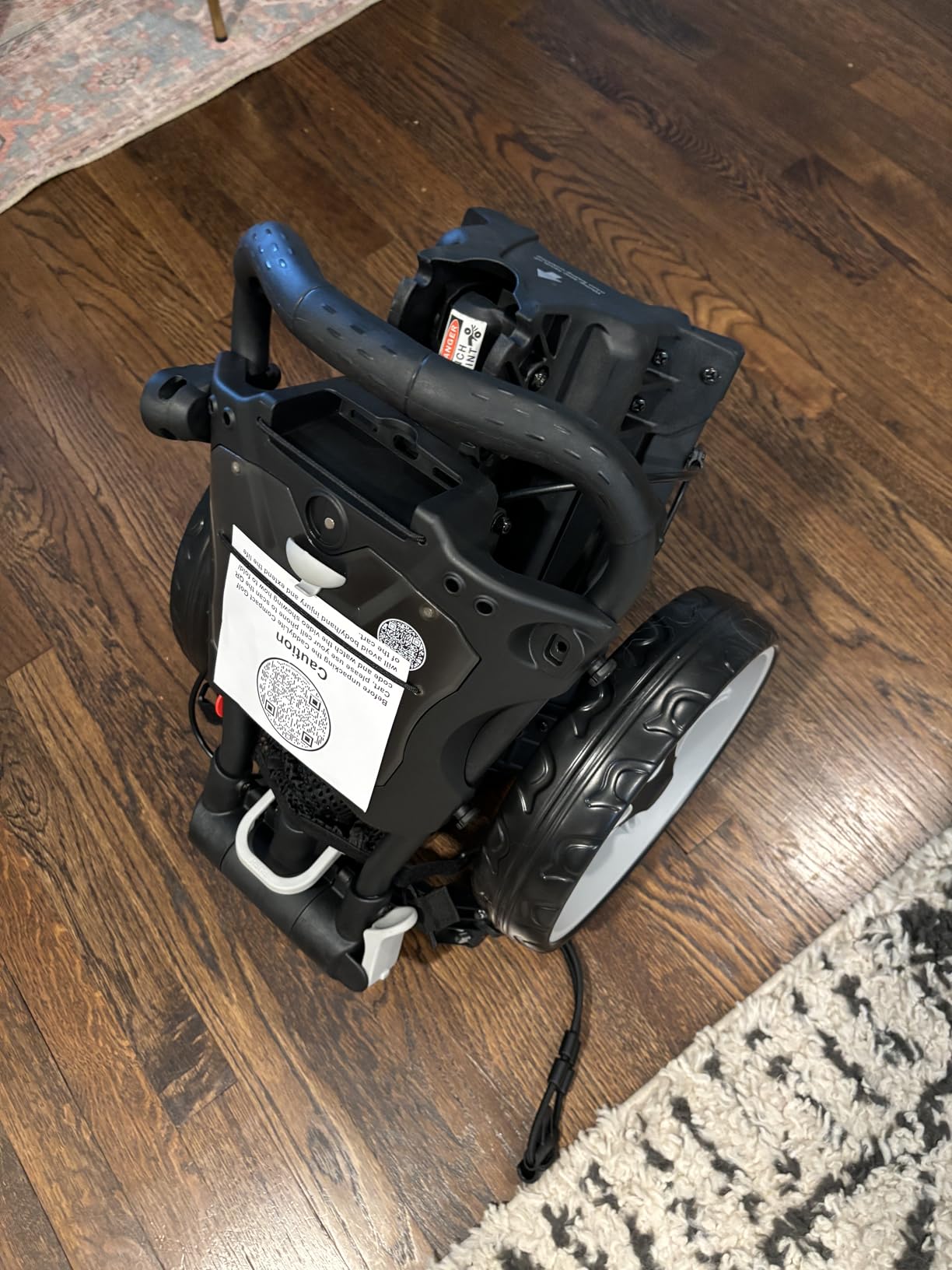 Caddytek CaddyLite Compact 3-Wheel Golf Push Cart, Lightweight Aluminum Item Highlight customer photo 2