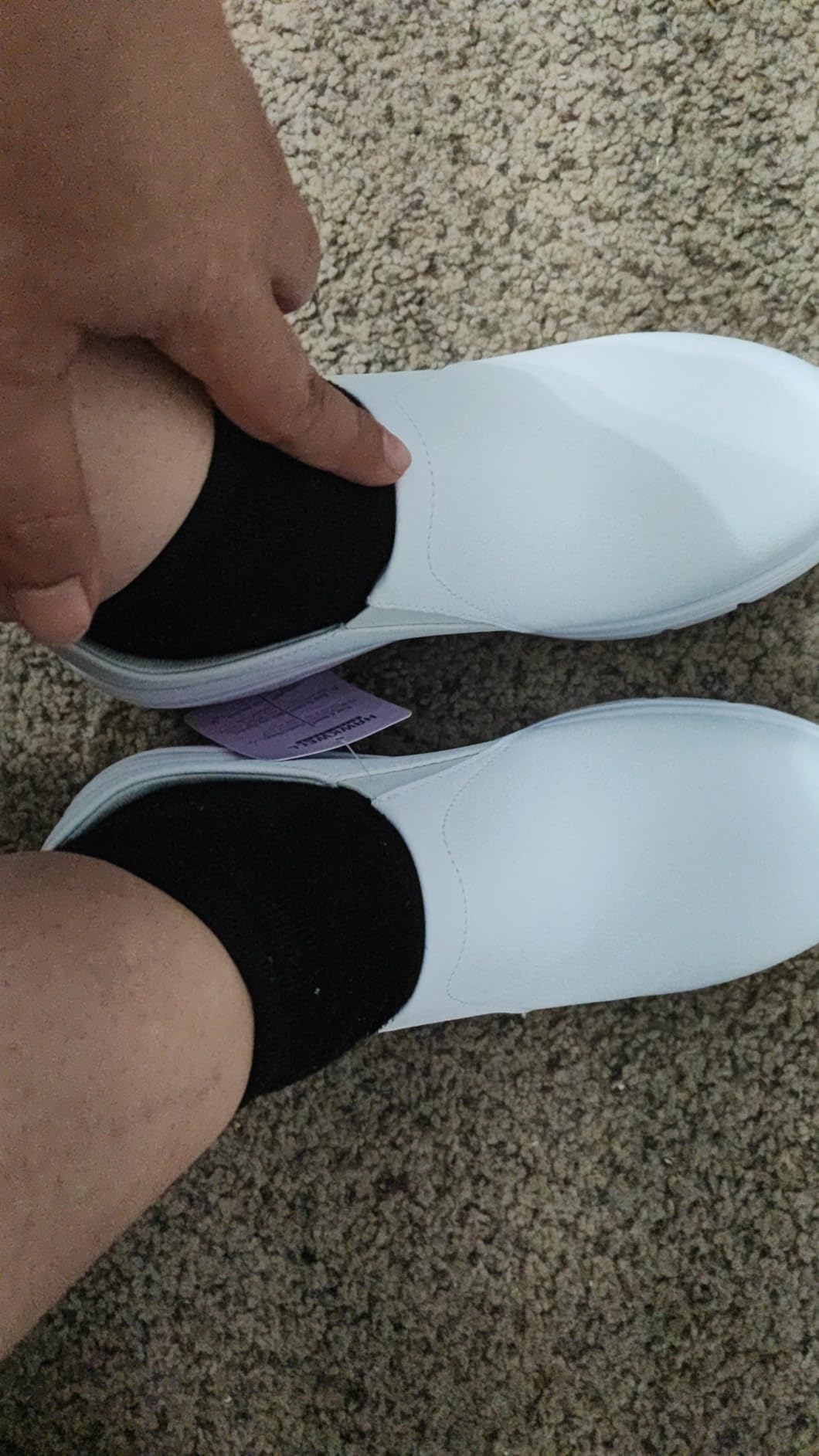 Hawkwell Women's Slip On Lightweight Slip Resistant Comfort Nursing Shoes customer photo 2