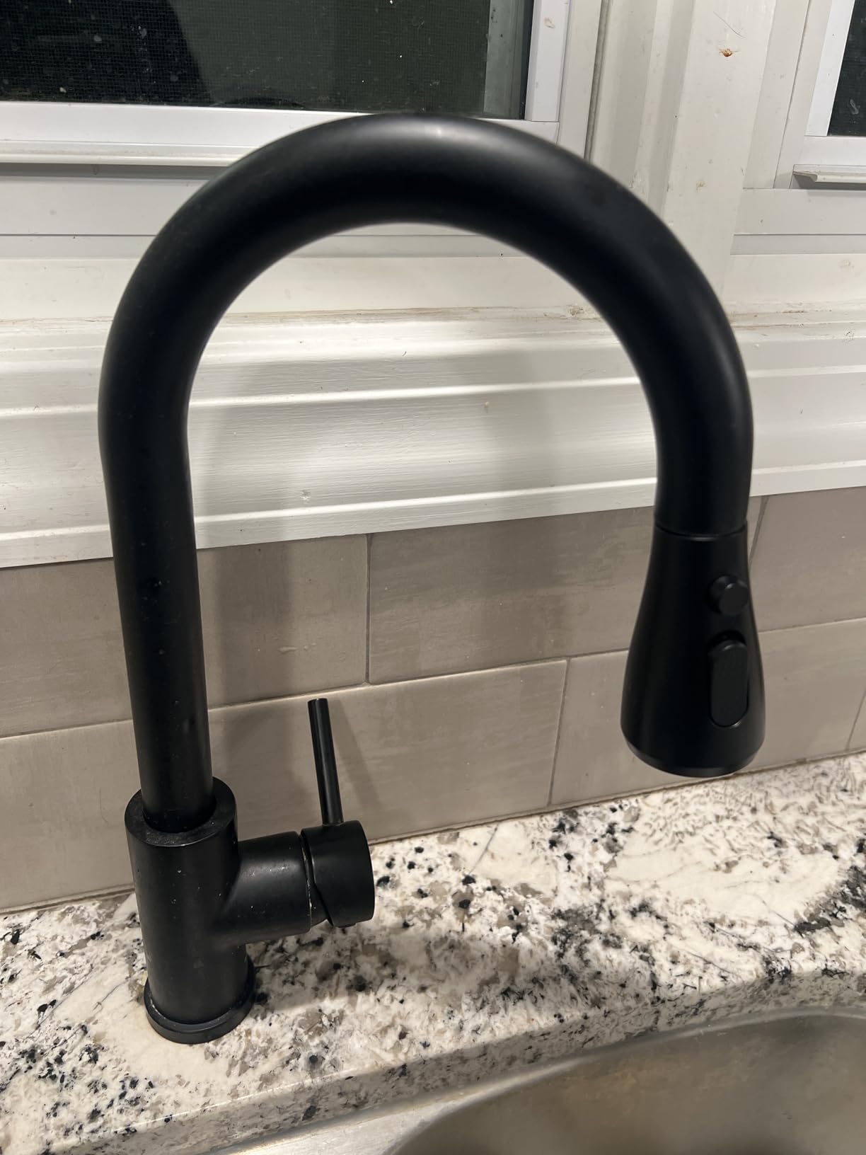 Kicimpro Water Filter Faucet for RO System, Non-Air Gap, Matte Black customer photo 2