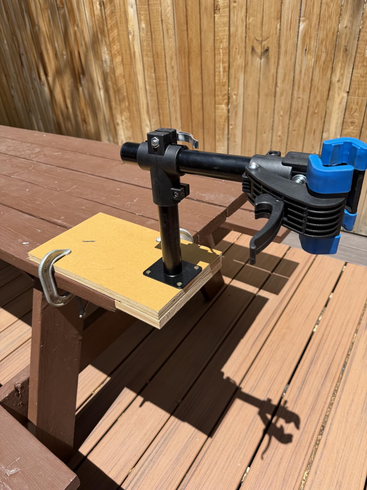 ROCKBROS Bike Repair Stand - Wall/Bench Mount, 44 lbs Capacity customer photo 2