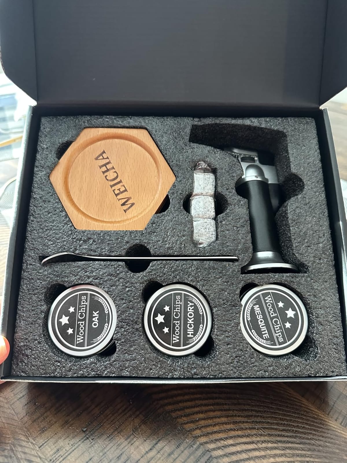 Bourbon Whiskey Gifts for Men Dad - Fun Cocktail Smoker Kit with Torch customer photo 2