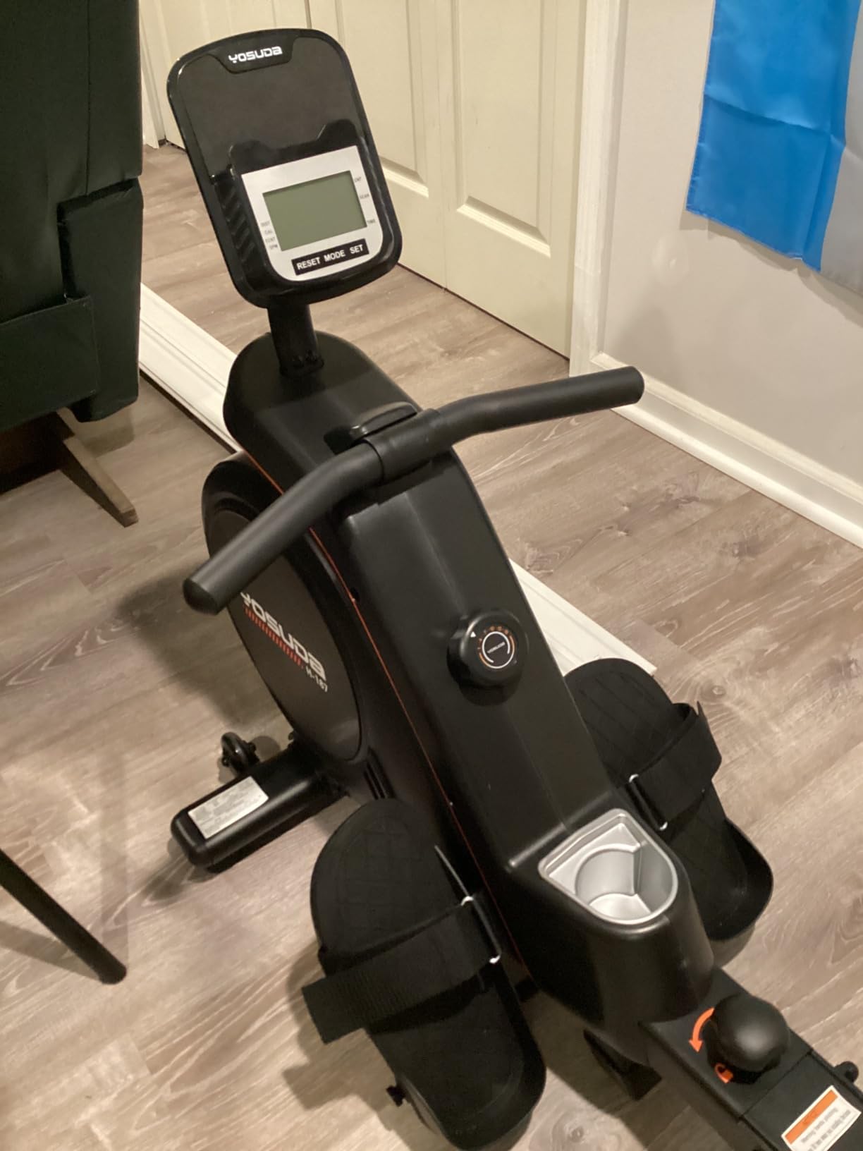 YOSUDA PRO Magnetic Rowing Machine for Home Use-Foldable Rower with 400lbs Weight Capacity and 16 Level Resistance customer photo 2
