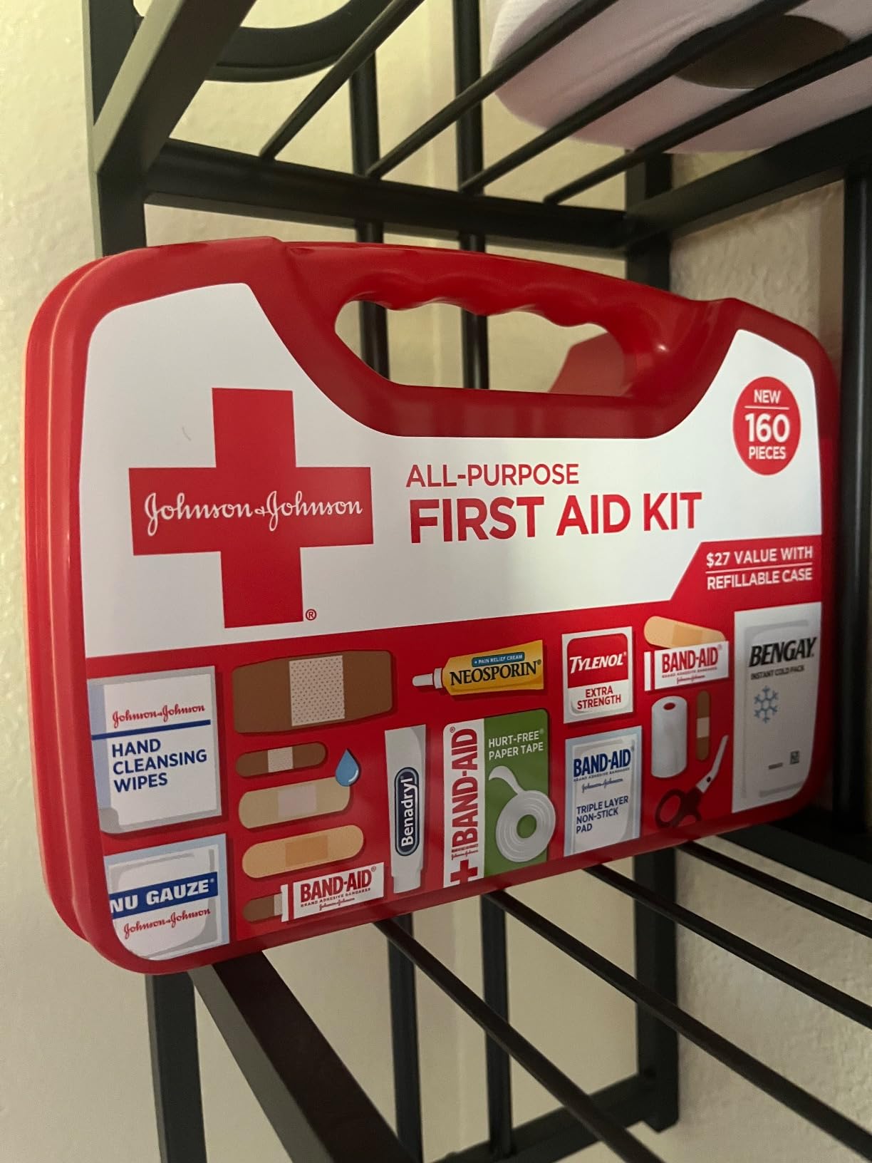 BAND-AID Brand Travel Ready Portable First Aid Kit, 80 Piece customer photo 1
