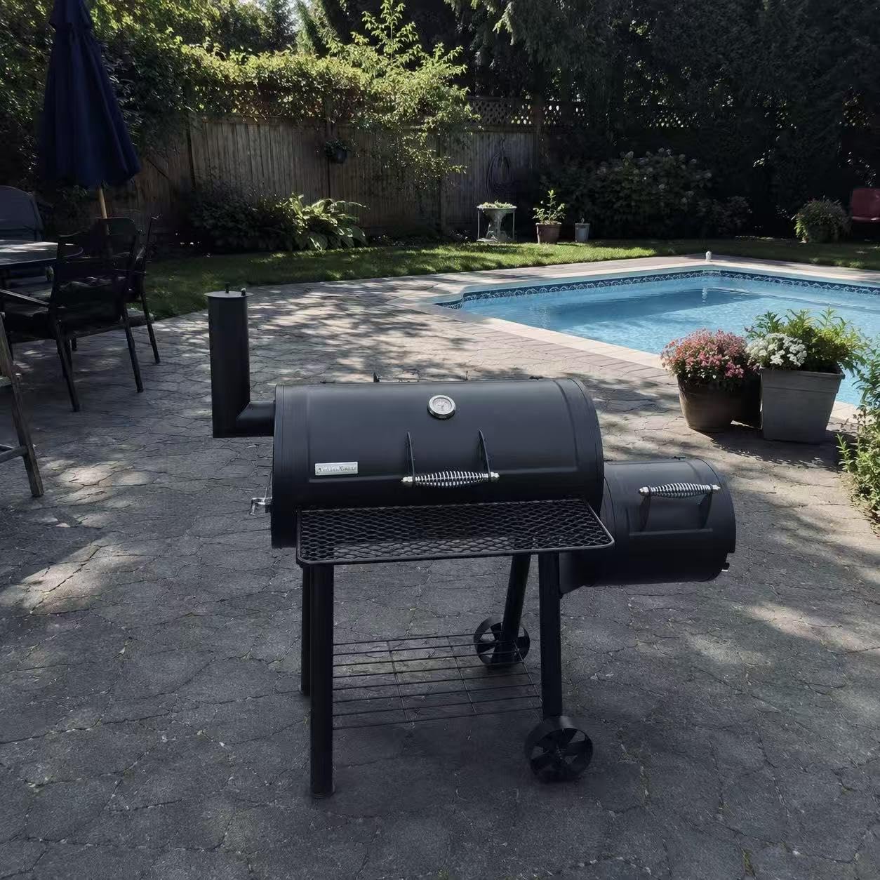 Captiva Designs Smoker Grill Extra Large Outdoor Charcoal Barbecue Grill customer photo 1