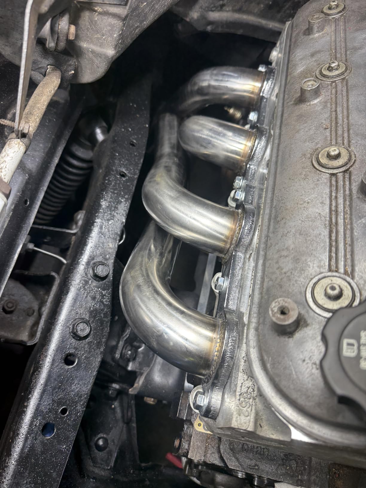 LS Swap Long Tube Headers C10 for 60-98 Chevy GMC Silverado Sierra C10 C1500 LS1 LS2 LS3 LS6 LS7 customer photo 1