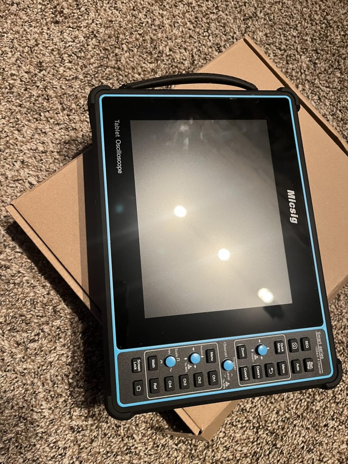 Micsig SATO1004 Portable Handheld Automotive Oscilloscope, 4 Channels 100MHz 1GSa/s customer photo 1