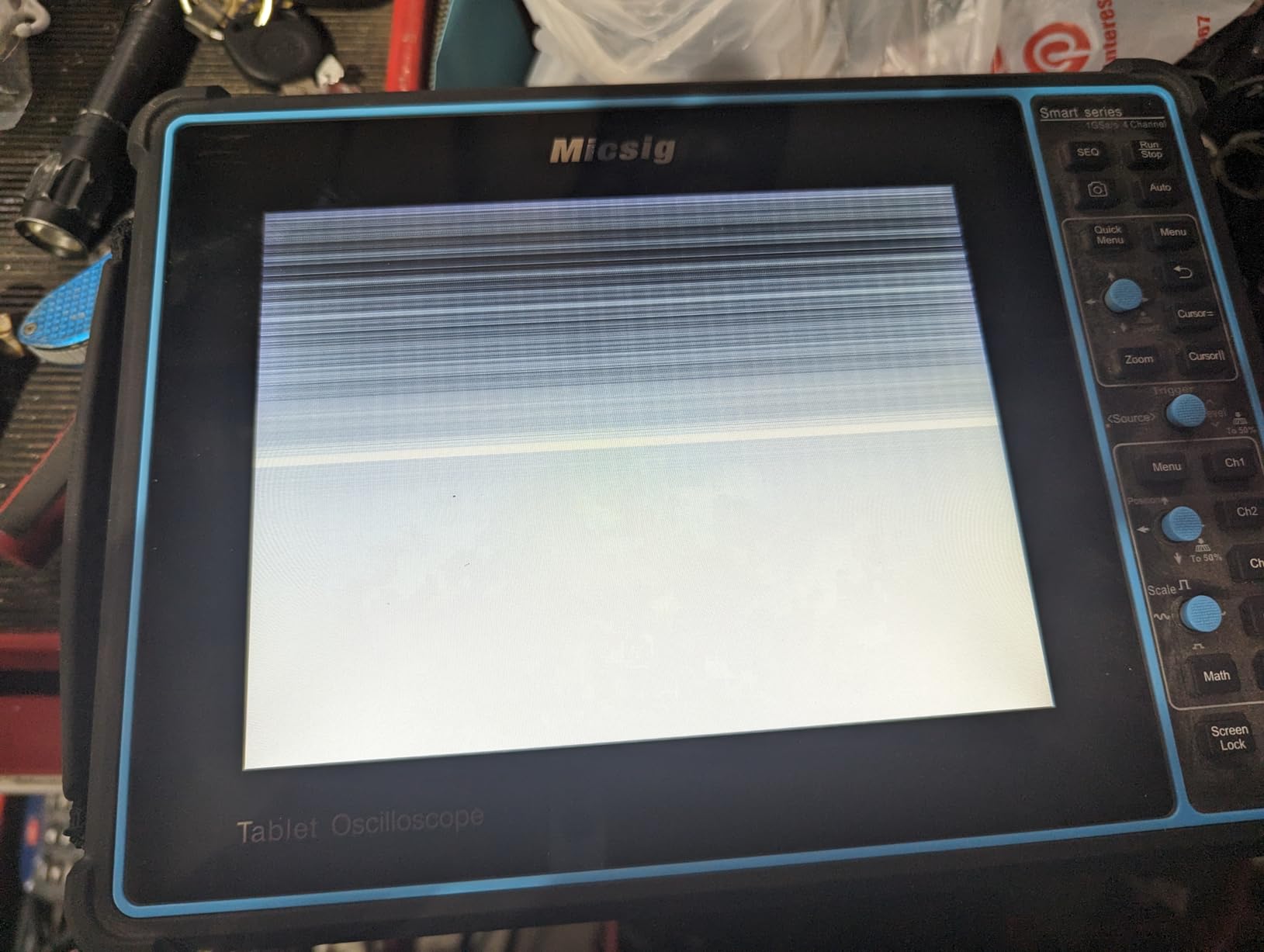 Micsig SATO1004 Portable Handheld Automotive Oscilloscope, 4 Channels 100MHz 1GSa/s customer photo 2