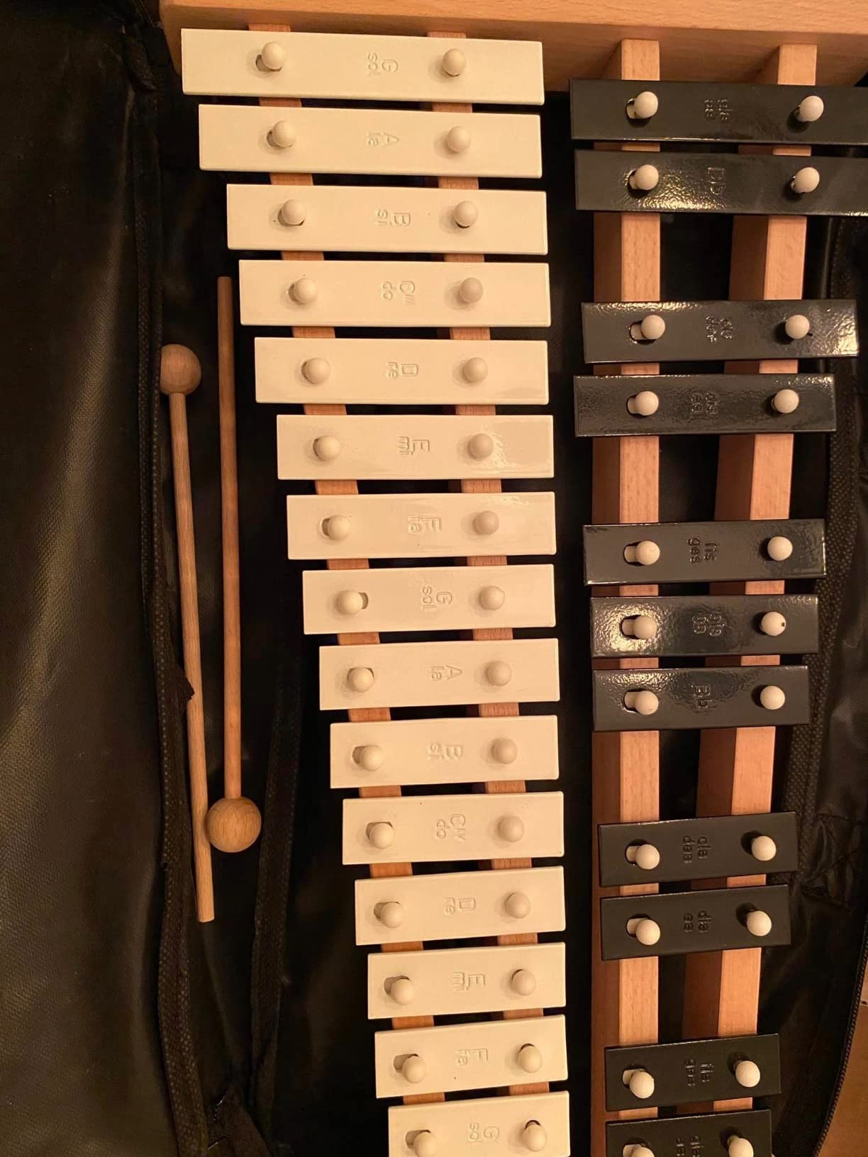 Glockenspiel Xylophone Full Size 27 Notes for Adults and Kids customer photo 2