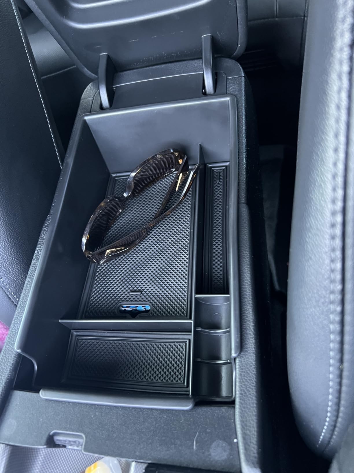 Center Console Organizer Tray for Hyundai Sonata Accessories 2020-2022 2023 | Sonata Limited N-Line Interior Armrest Secondary Storage Box, Console Insert Tray Add Extra Storage, ABS, Non-Slip Liners customer photo 1