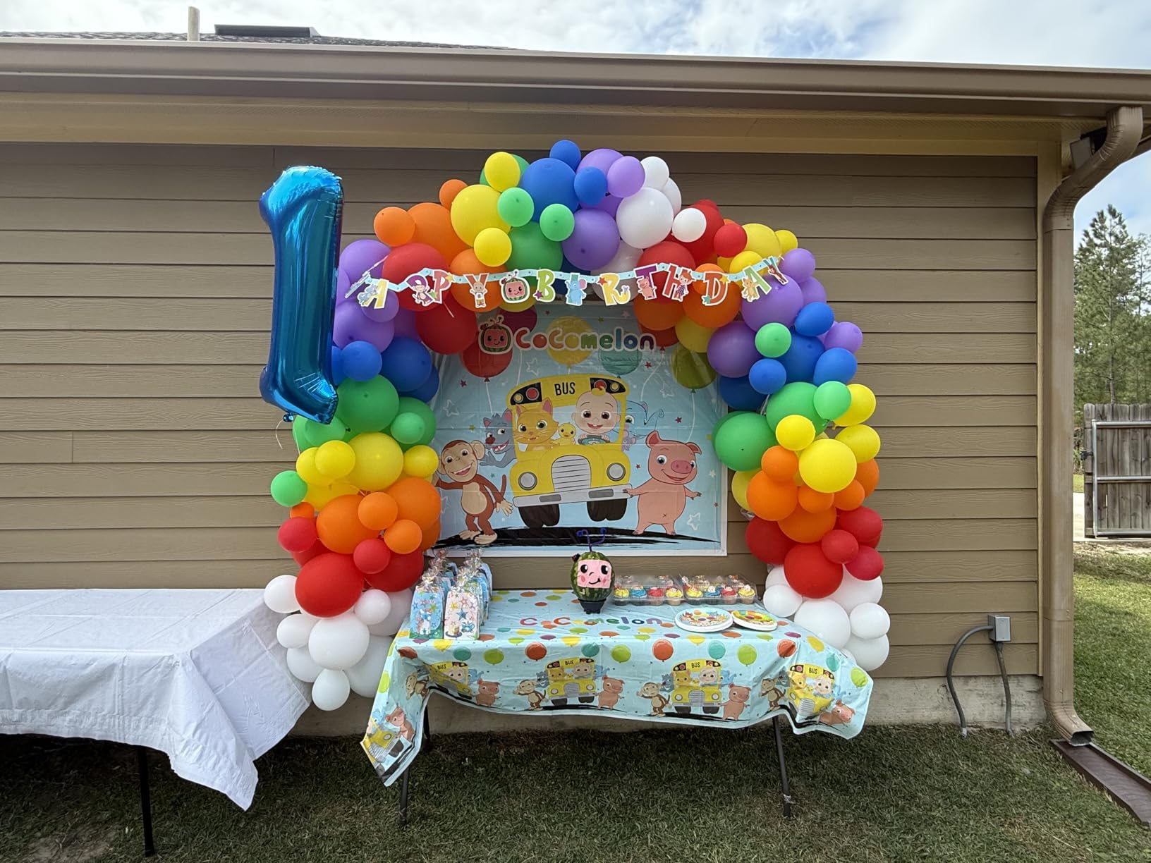 Rainbow Balloons Arch Kit - 175 Pcs party balloons , balloons for birthday party , balloon assorted colors ,kids' party balloons customer photo 2