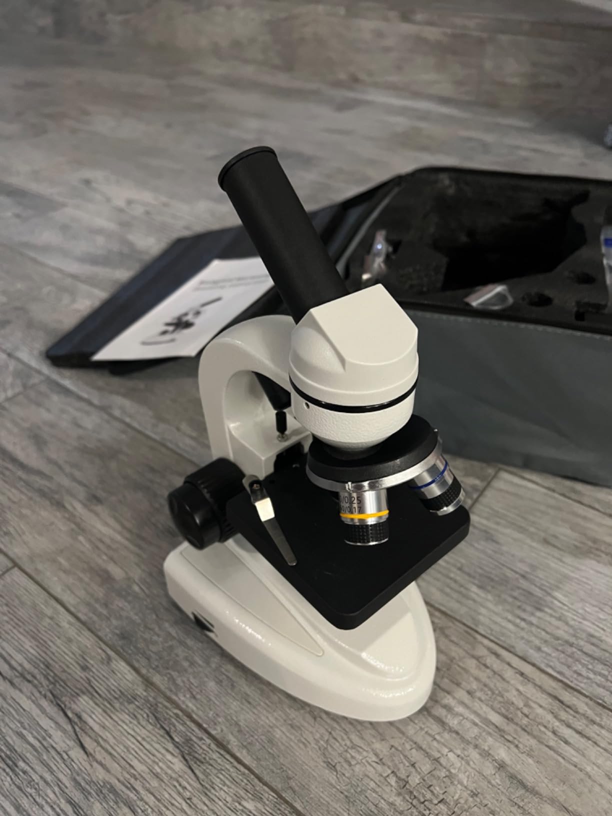 Microscope for Adults Students, 100X-2000X Metal STEM Microscope Kit customer photo 1