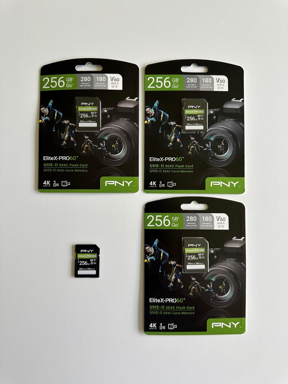 PNY 128GB EliteX-PRO60 U3 V60 UHS-II SDXC Flash Memory Card, 4K Ultra HD | Up to 280MB/s Read, Up to 100MB/s Write customer photo 1
