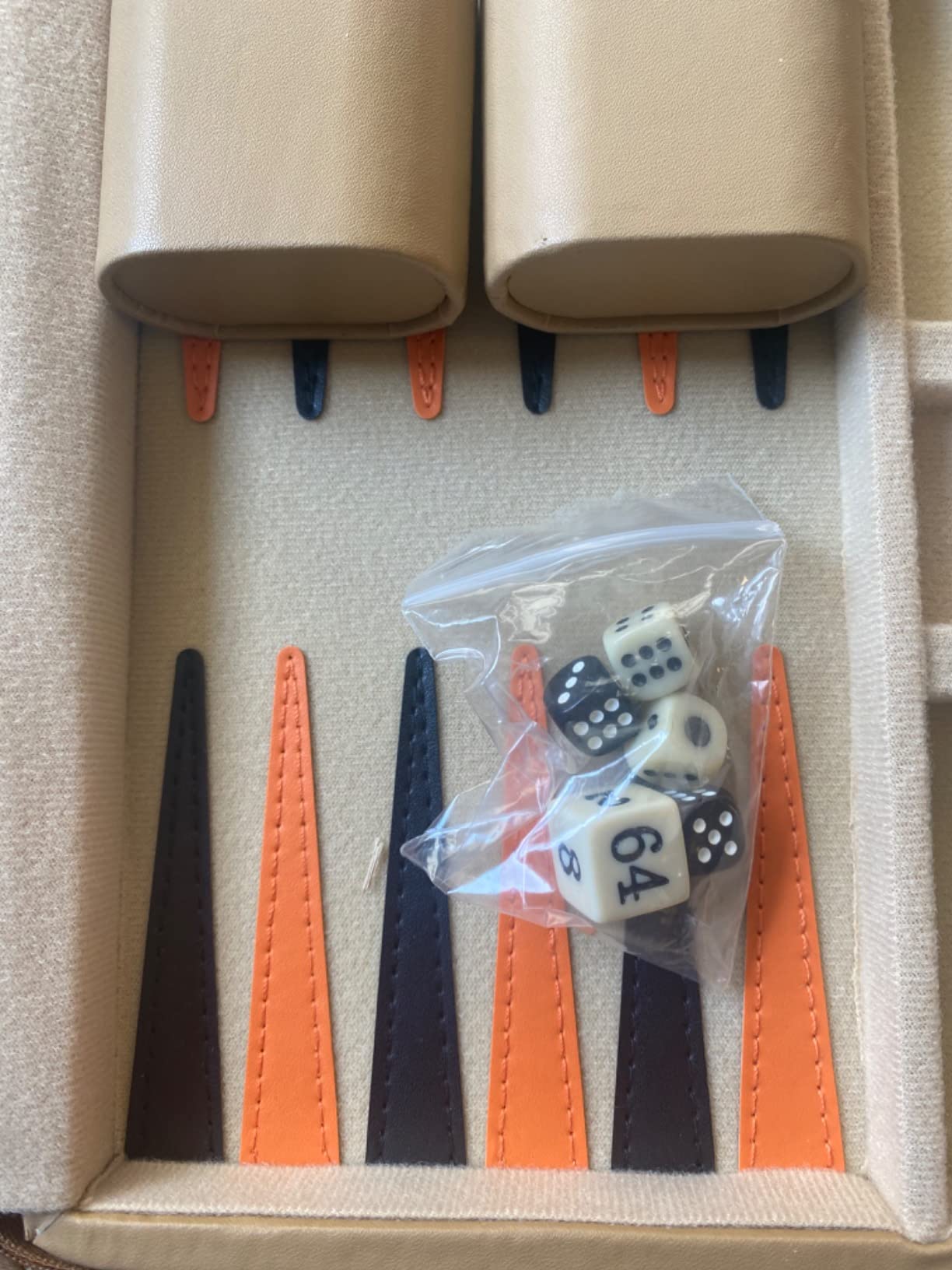 YMI Izmir Magnetic Travel Backgammon Set, 9 in customer photo 1