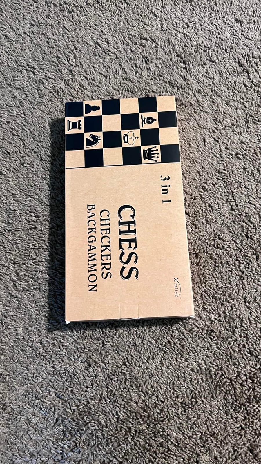 Chess Set, 3 in 1 Wooden Chess Board Game in Chess, Backgammon, Checkers customer photo 2