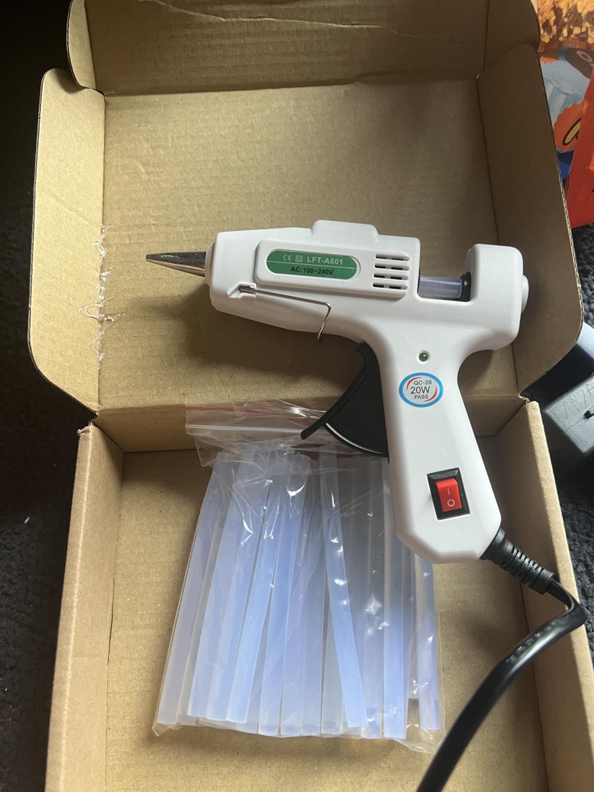 Krightlink Mini Hot Glue Gun Kit with 30 Glue Sticks 20w Fast Preheating customer photo 1