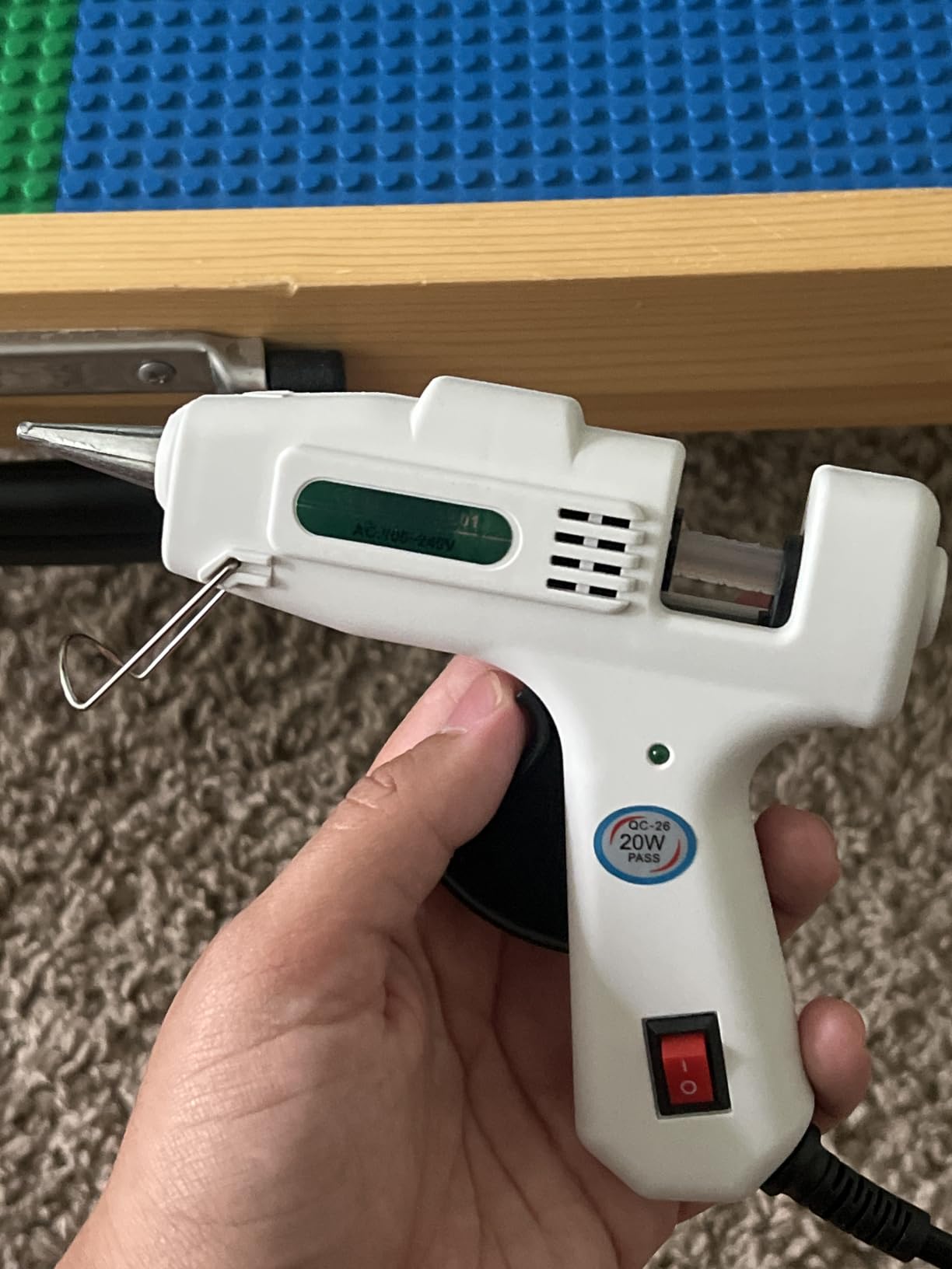 Krightlink Mini Hot Glue Gun Kit with 30 Glue Sticks 20w Fast Preheating customer photo 2