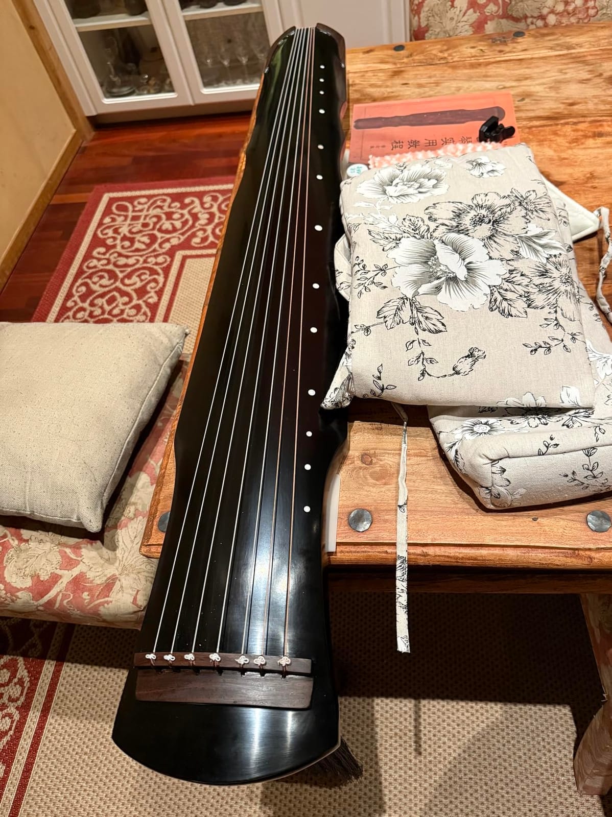 LANDTOM Professional Fuxi guqin, suitable for adults/children/advanced/intermediate/elementary (Black) customer photo 1