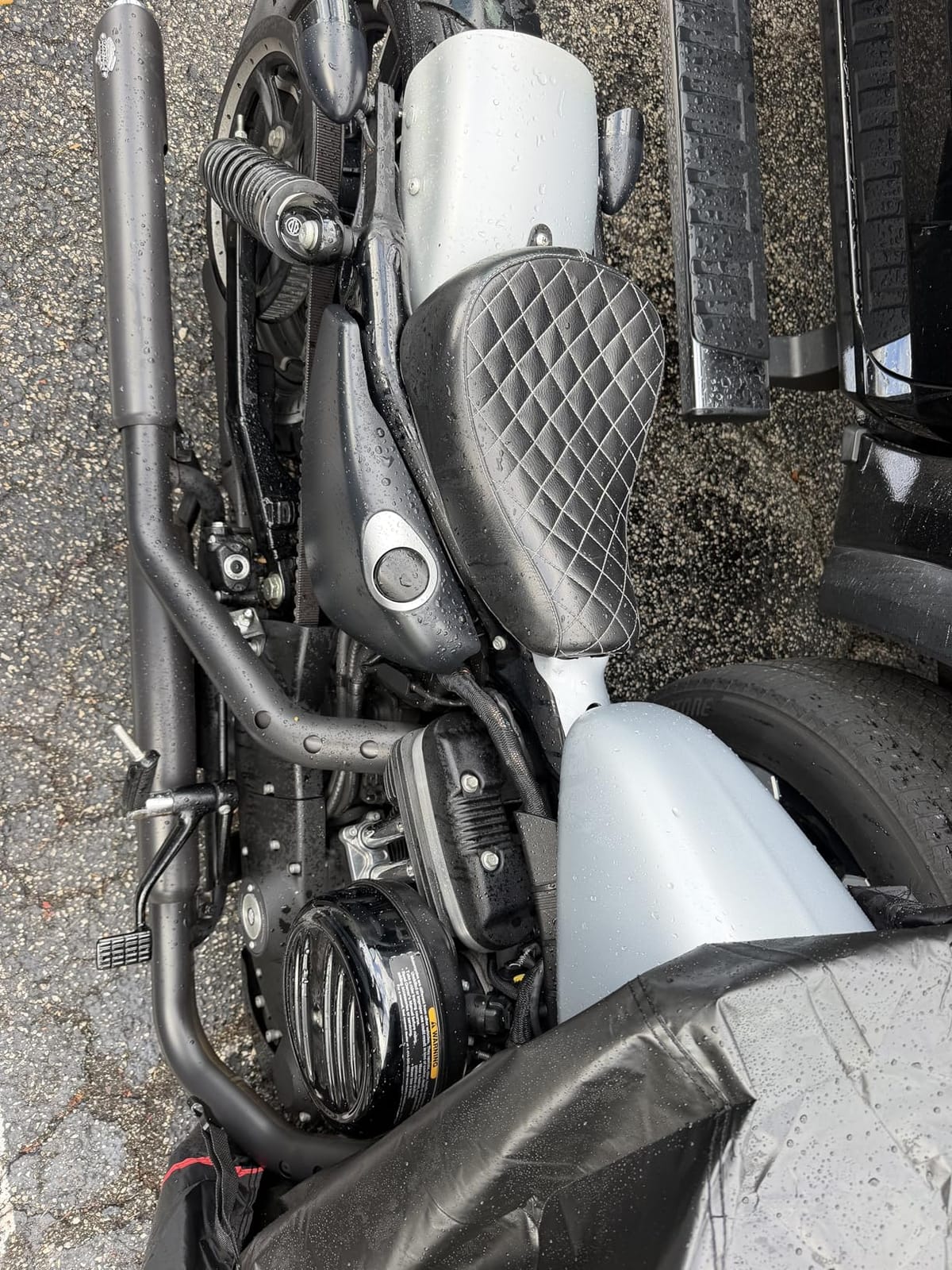 MZS Mobility Scooter Cover, 420D Waterproof Outdoor Protection Electric Scooter Storage Cover Accessories fit up to 48 inch 3 or 4 Wheel Scooters - Vents Night Reflective Buckle Lock-Holes Bag customer photo 1