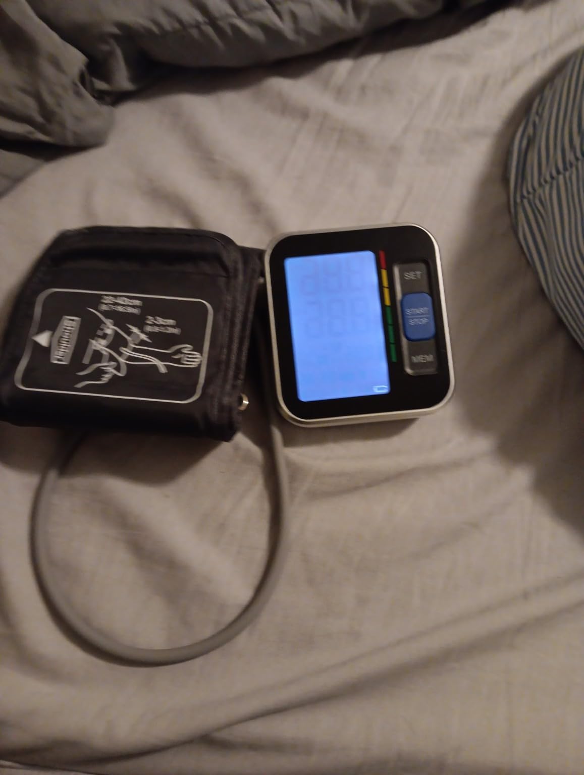 Blood Pressure Monitors for Home Use Upper Arm, Accurate Cuff 8.7”-15.7” Monitor with Large Backlight Display 2 Users 240 Sets Memory & HR Detection, Digital BP Machine with Carrying Case customer photo 2