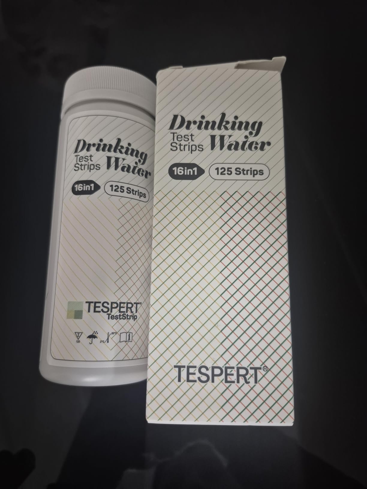 TESPERT Drinking Water Test Strips 125ct, Lead Home Tap Well Water Test Kit | 30s Quick Screening 16 in 1 Water Tester for Lead, Nickel, Nitrate, Iron, Copper, Hardness, pH, Alkaline, Chlorine & More customer photo 1